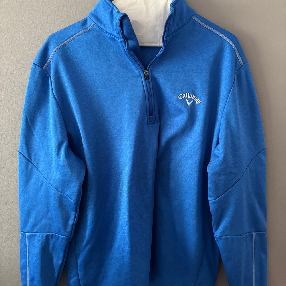 Callaway Blue Quarter-Zip Pullover